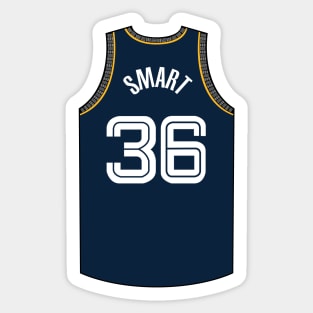 Marcus Smart Memphis Jersey Dark Blue Qiangy Sticker